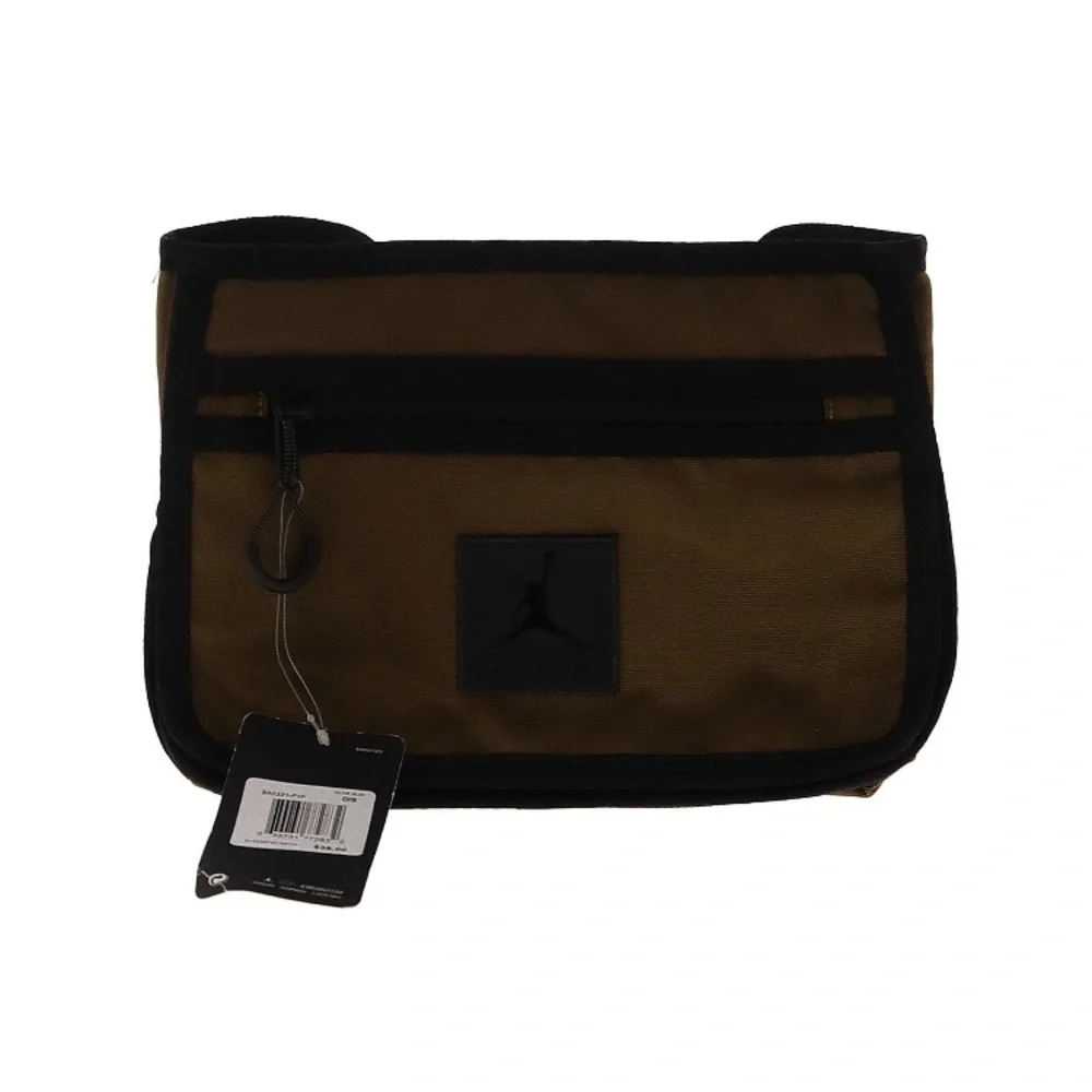 Nike Air Jordan Jumpman Collaborator Crossbody Belt Bag Olive Brown NWT Gift - Picture 1 of 7